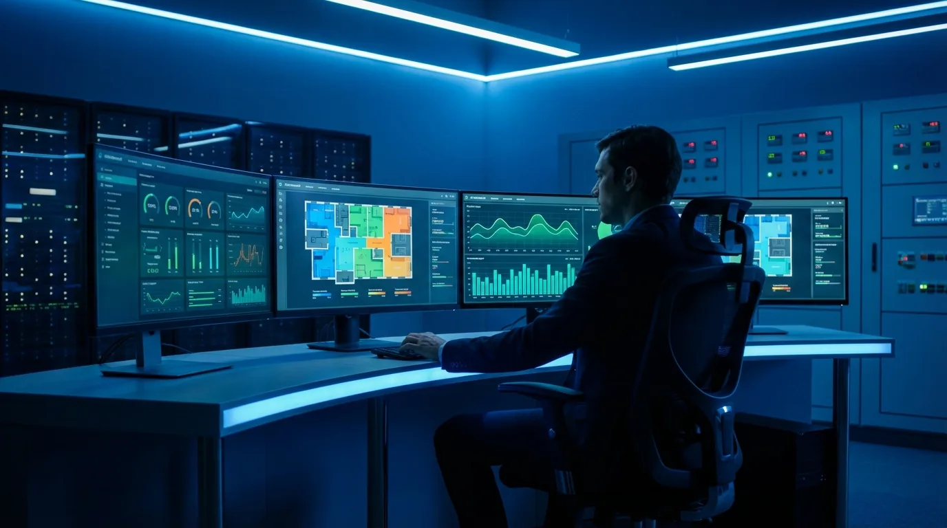 BMS 智慧建築管理系統完整指南：從中央監控到空調節能的自動化整合