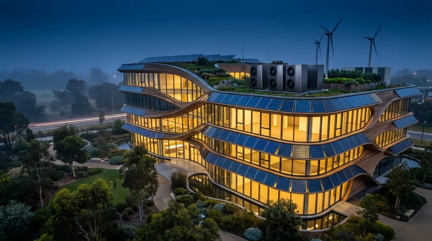 2050 淨零建築路徑：空調系統的碳盤查與減碳策略