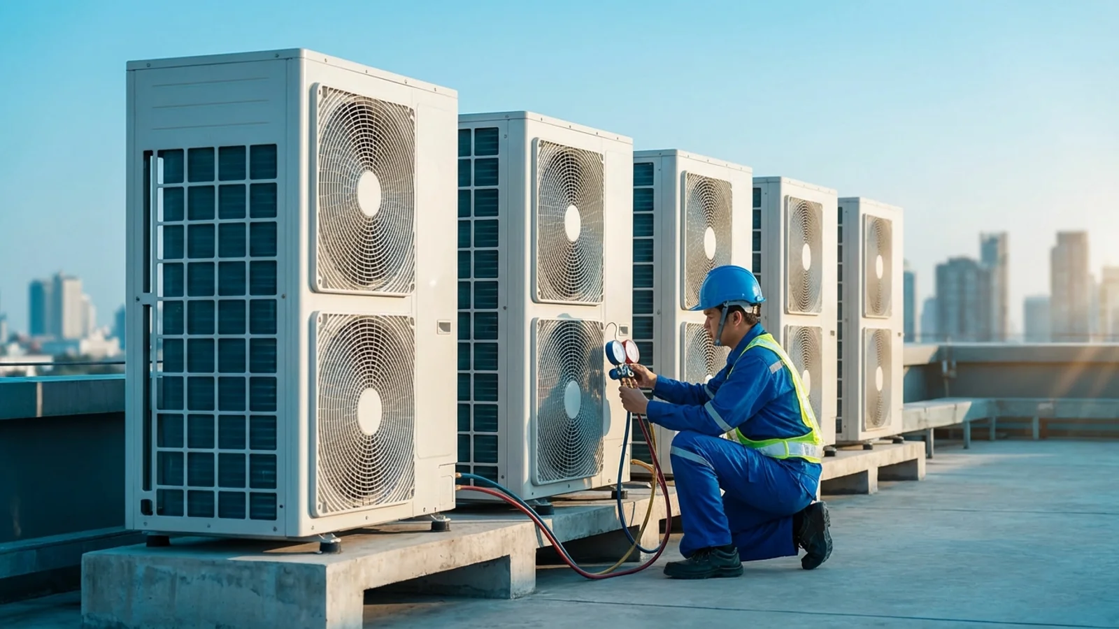 VRF/VRV 多聯式空調系統維護保養完整指南：從日常點檢到故障排除